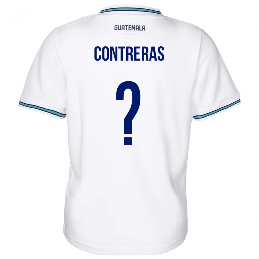 Kinder Guatemala Betzael Contreras #0 Weiß Heimtrikot Trikot 24-26 T-Shirt Österreich