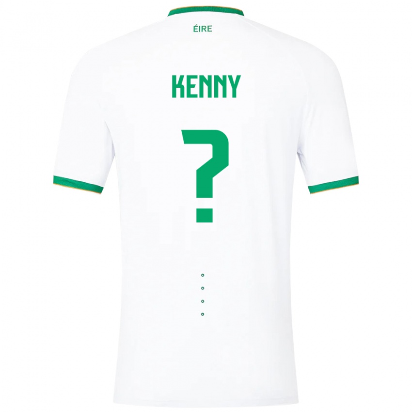 Kinder Irische Johnny Kenny #0 Weiß Auswärtstrikot Trikot 24-26 T-Shirt Österreich