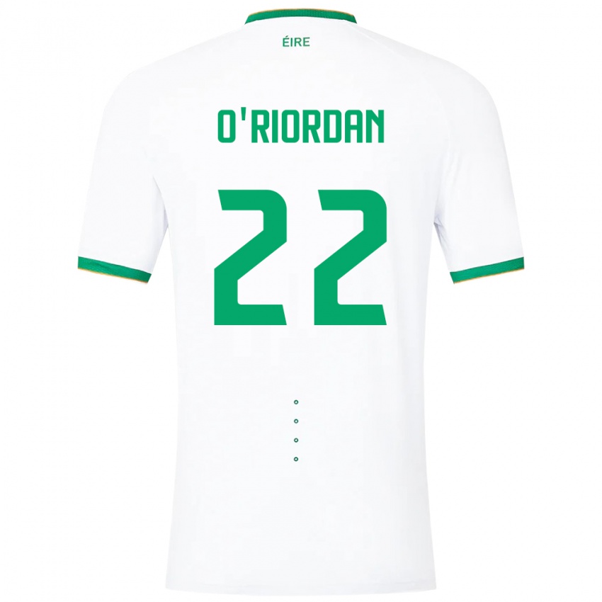 Kinder Irische Connor O'riordan #22 Weiß Auswärtstrikot Trikot 24-26 T-Shirt Österreich
