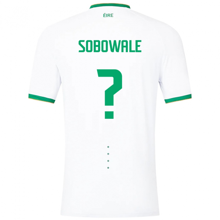 Kinder Irische Timi Sobowale #0 Weiß Auswärtstrikot Trikot 24-26 T-Shirt Österreich