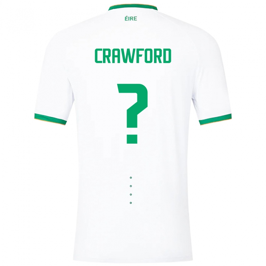 Kinder Irische James Crawford #0 Weiß Auswärtstrikot Trikot 24-26 T-Shirt Österreich