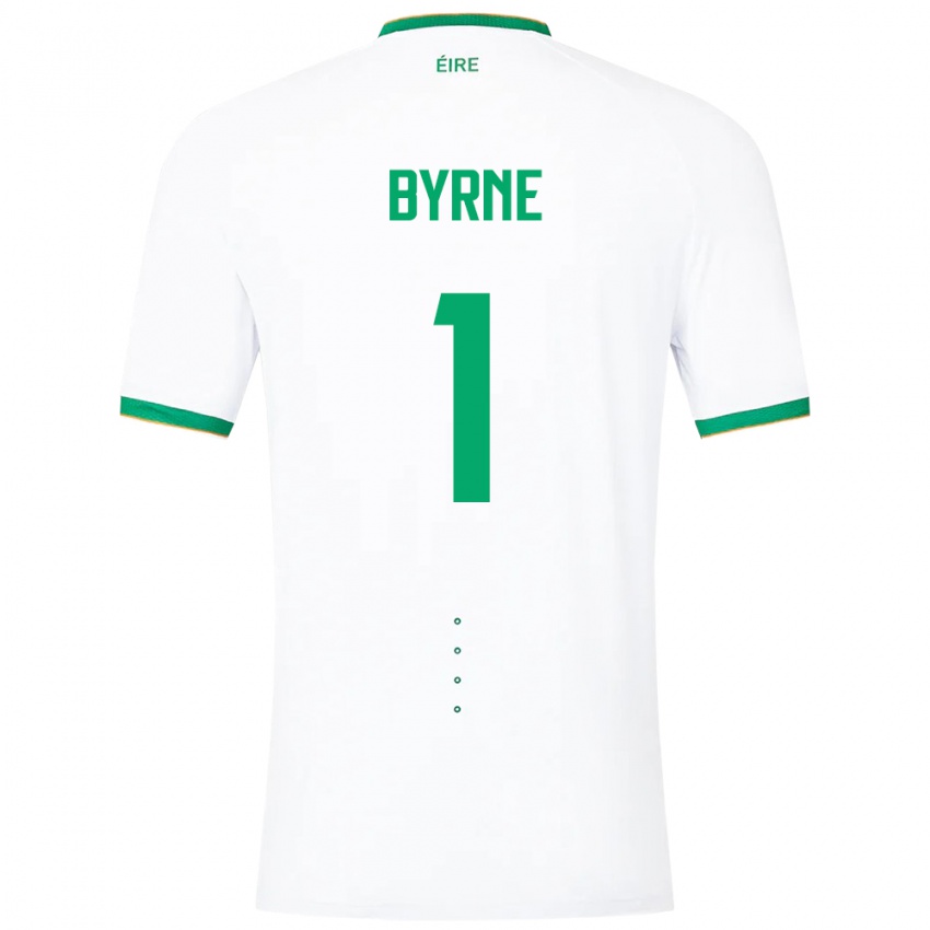 Kinder Irische Reece Byrne #1 Weiß Auswärtstrikot Trikot 24-26 T-Shirt Österreich