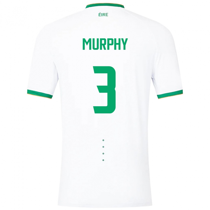 Kinder Irische Alex Murphy #3 Weiß Auswärtstrikot Trikot 24-26 T-Shirt Österreich