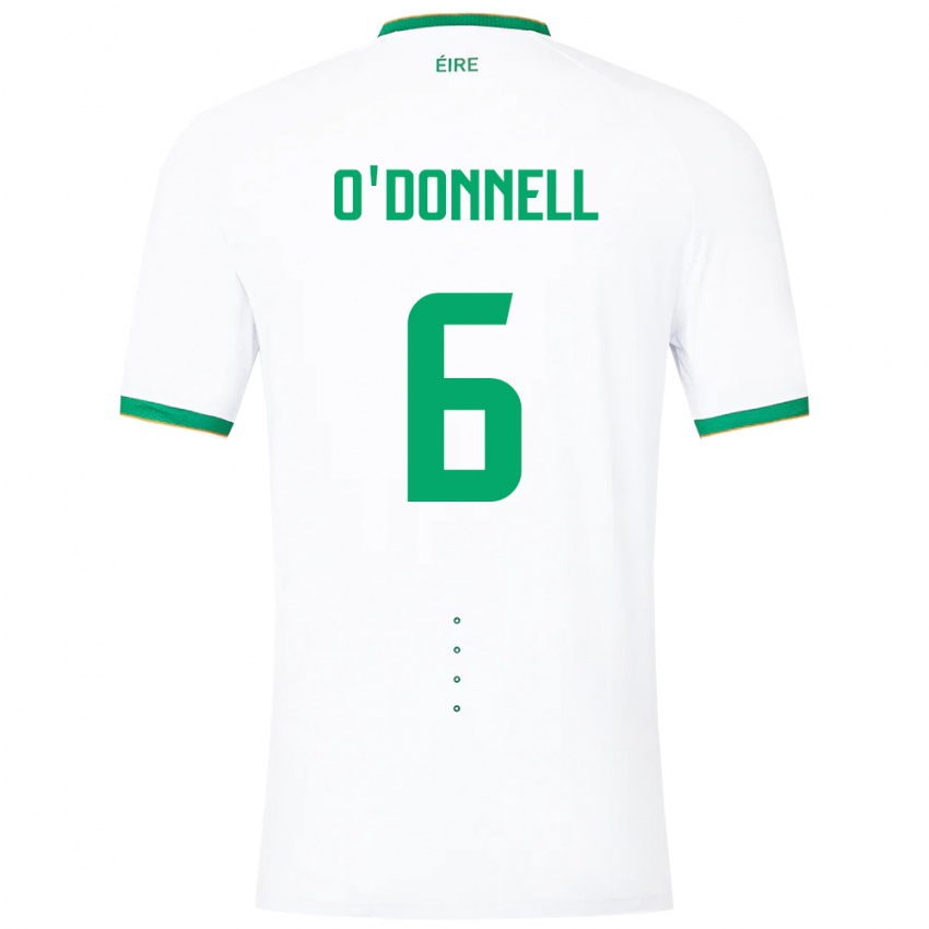 Kinder Irische Luke O'donnell #6 Weiß Auswärtstrikot Trikot 24-26 T-Shirt Österreich