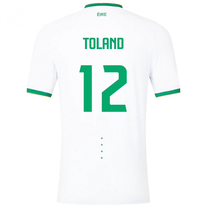 Kinder Irische Tyler Toland #12 Weiß Auswärtstrikot Trikot 24-26 T-Shirt Österreich