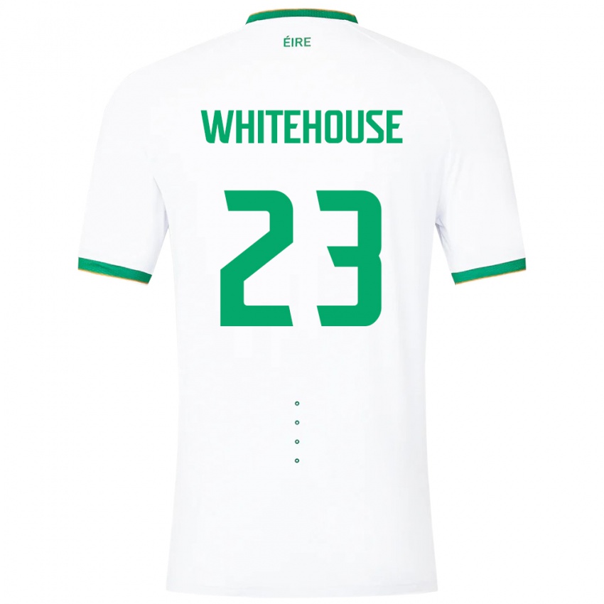 Kinder Irische Sophie Whitehouse #23 Weiß Auswärtstrikot Trikot 24-26 T-Shirt Österreich