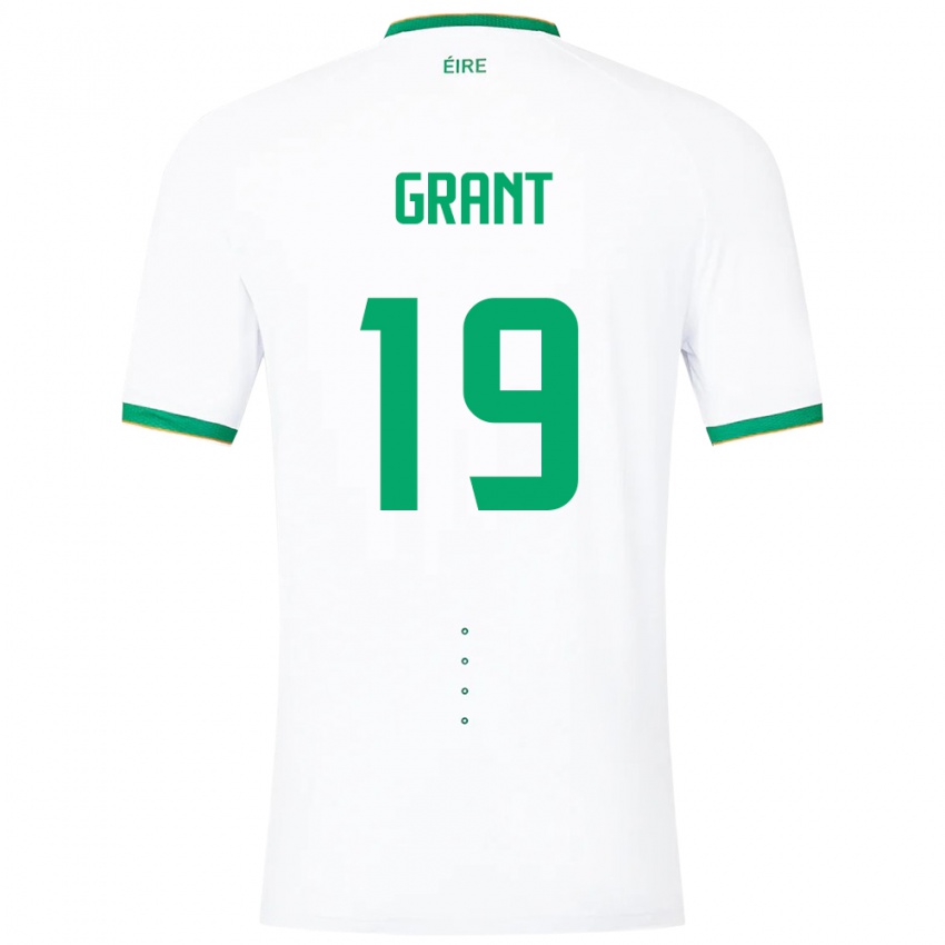 Kinder Irische Ciara Grant #19 Weiß Auswärtstrikot Trikot 24-26 T-Shirt Österreich