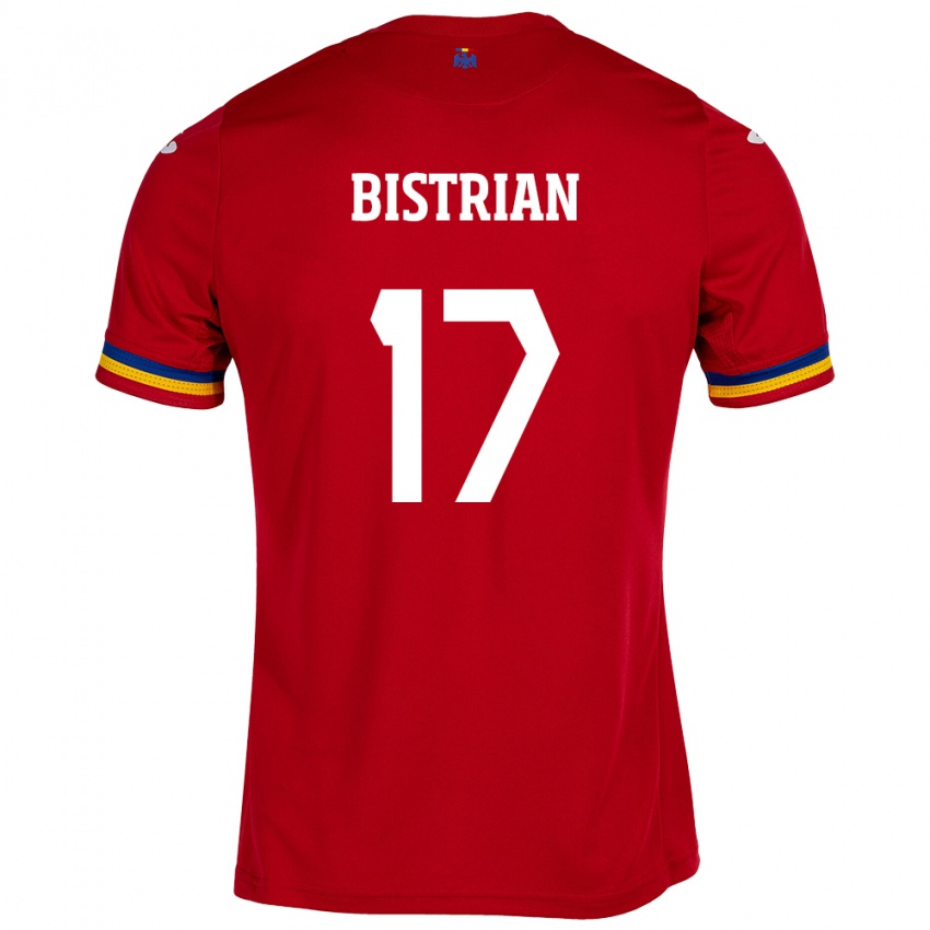 Kinder Rumänische Claudia Bistrian #17 Rot Auswärtstrikot Trikot 24-26 T-Shirt Österreich