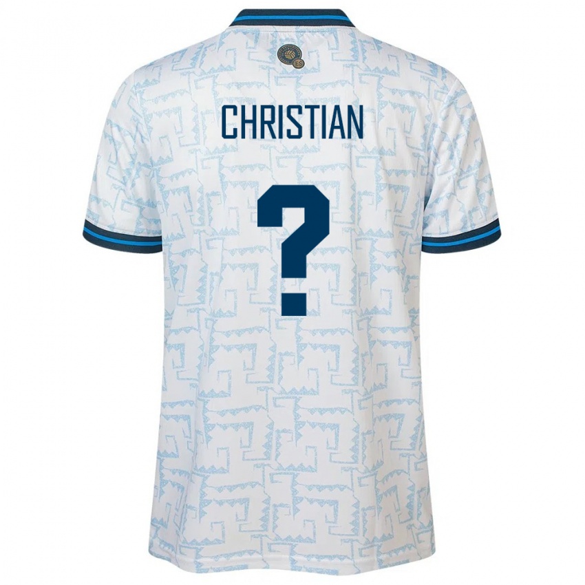 Kinder El Salvador Christian Martínez #0 Weiß Auswärtstrikot Trikot 24-26 T-Shirt Österreich