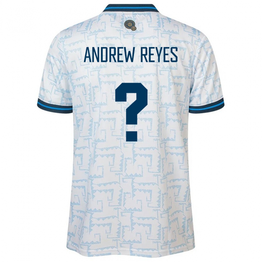 Kinder El Salvador Andrew Reyes #0 Weiß Auswärtstrikot Trikot 24-26 T-Shirt Österreich