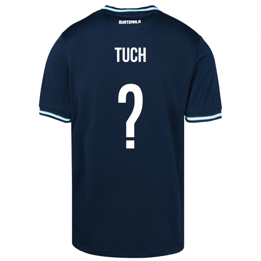 Kinder Guatemala Lorenzo Tuch #0 Blau Auswärtstrikot Trikot 24-26 T-Shirt Österreich