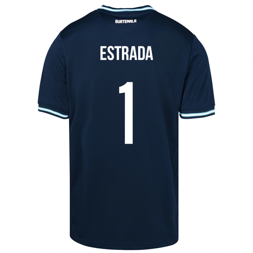Kinder Guatemala Alexia Estrada #1 Blau Auswärtstrikot Trikot 24-26 T-Shirt Österreich