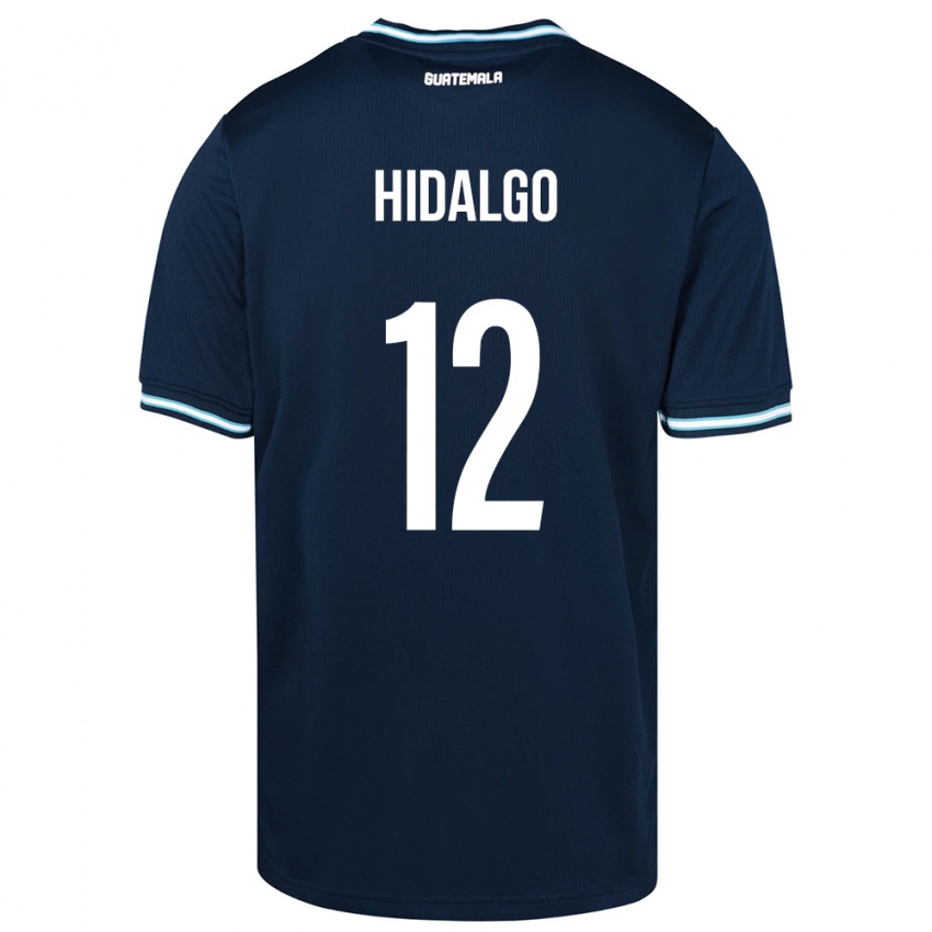 Kinder Guatemala Angie Hidalgo #12 Blau Auswärtstrikot Trikot 24-26 T-Shirt Österreich