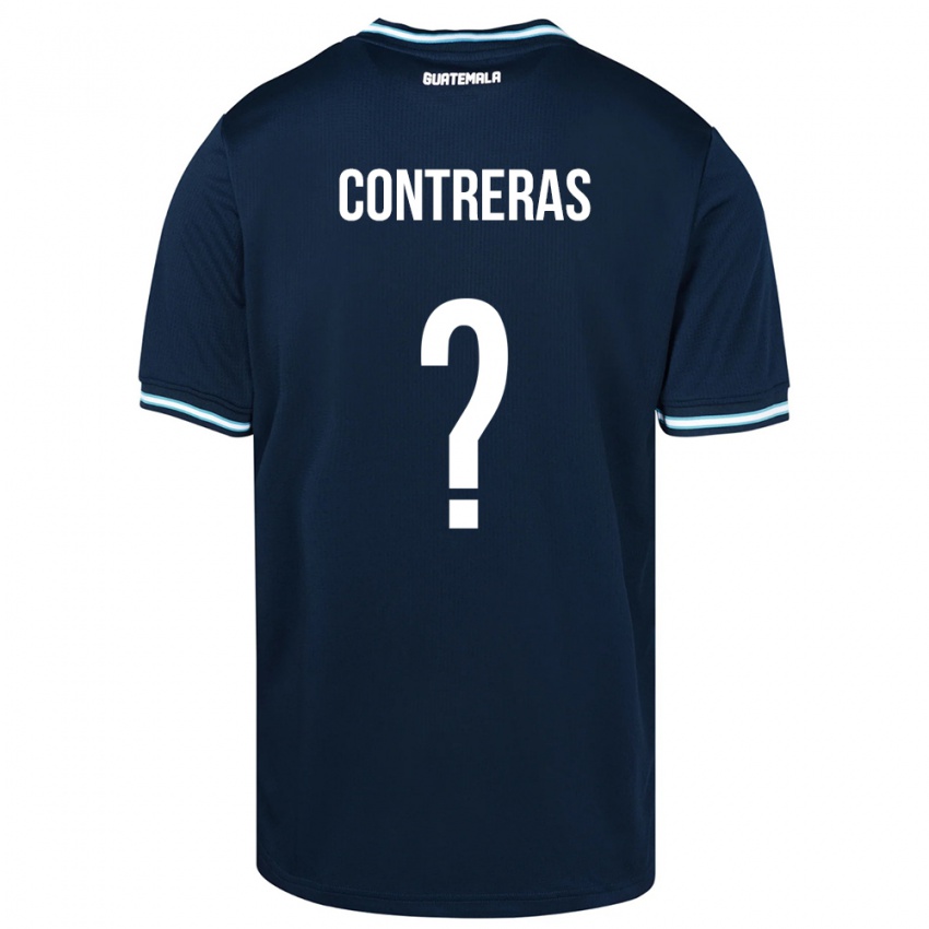 Kinder Guatemala Betzael Contreras #0 Blau Auswärtstrikot Trikot 24-26 T-Shirt Österreich