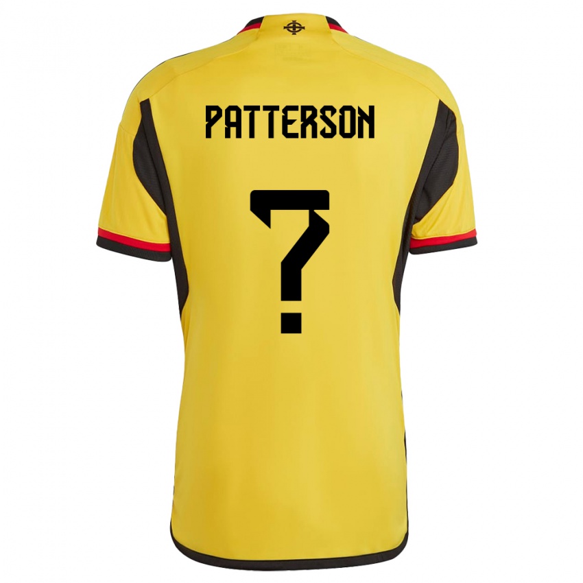 Kinder Nordirland Jack Patterson #0 Weiß Auswärtstrikot Trikot 24-26 T-Shirt Österreich