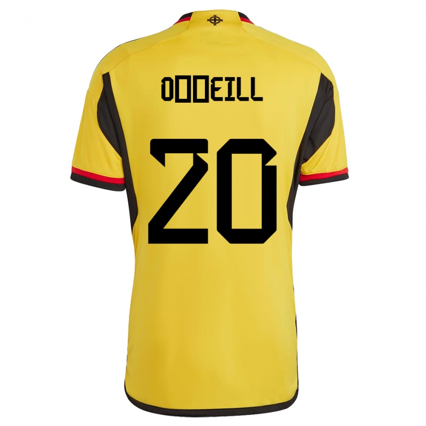 Kinder Nordirland Ceadach O’neill #20 Weiß Auswärtstrikot Trikot 24-26 T-Shirt Österreich