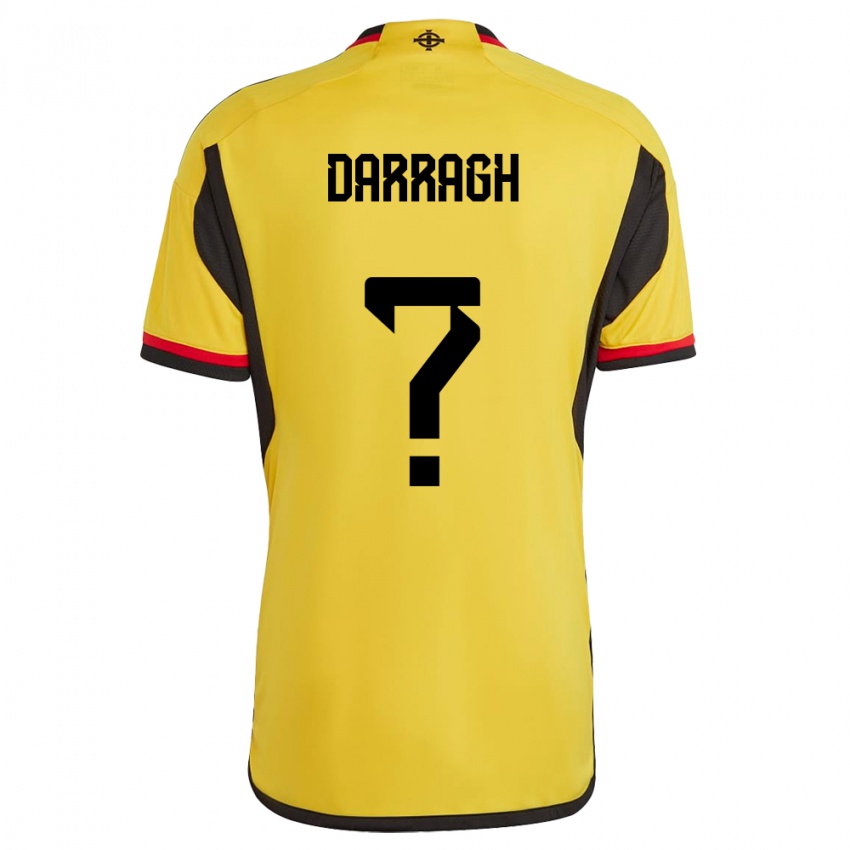 Kinder Nordirland Darragh Mccann #0 Weiß Auswärtstrikot Trikot 24-26 T-Shirt Österreich