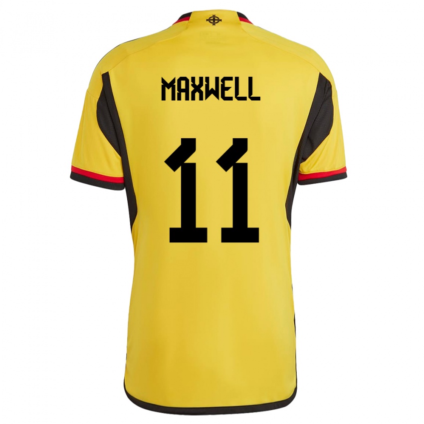 Kinder Nordirland Danielle Maxwell #11 Weiß Auswärtstrikot Trikot 24-26 T-Shirt Österreich