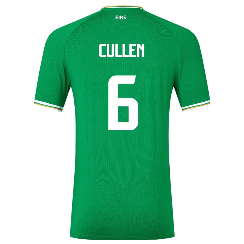 Herren Irische Josh Cullen #6 Grün Heimtrikot Trikot 24-26 T-Shirt Österreich