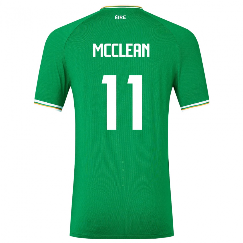 Herren Irische James Mcclean #11 Grün Heimtrikot Trikot 24-26 T-Shirt Österreich