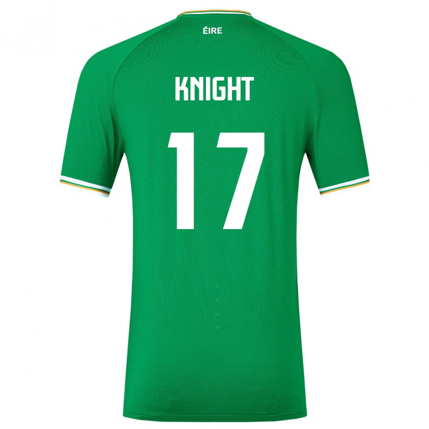 Herren Irische Jason Knight #17 Grün Heimtrikot Trikot 24-26 T-Shirt Österreich