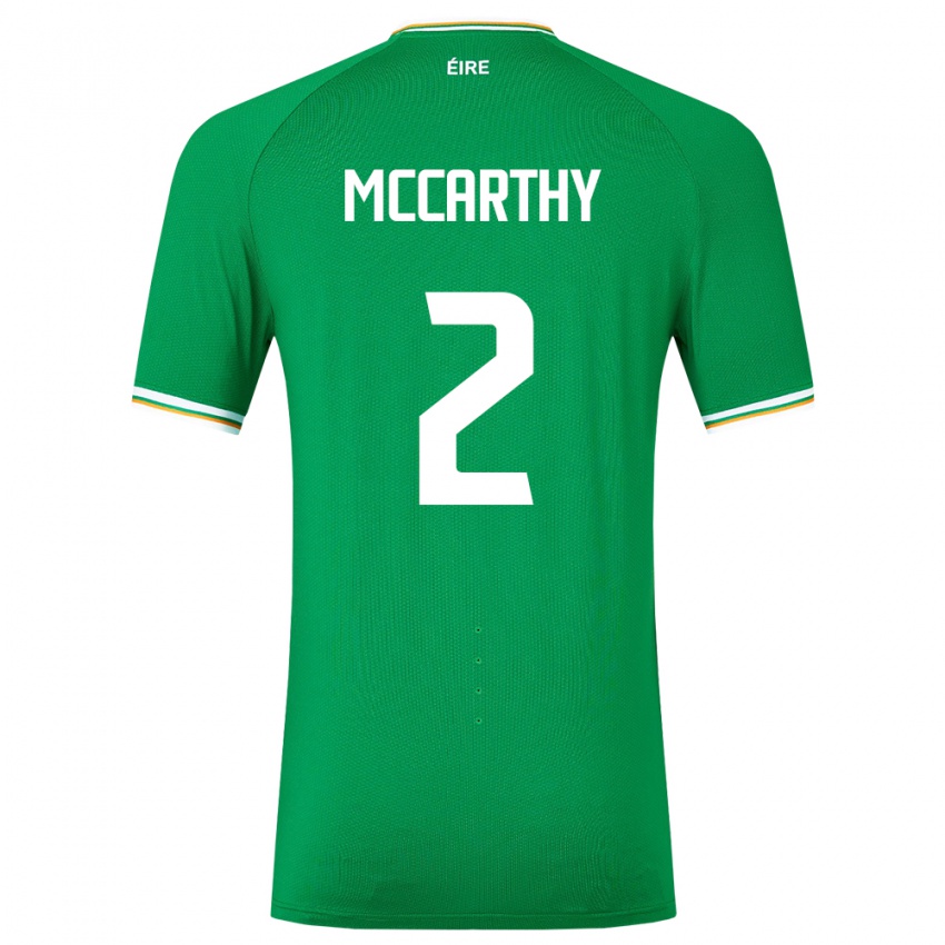 Herren Irische Savannah Mccarthy #2 Grün Heimtrikot Trikot 24-26 T-Shirt Österreich