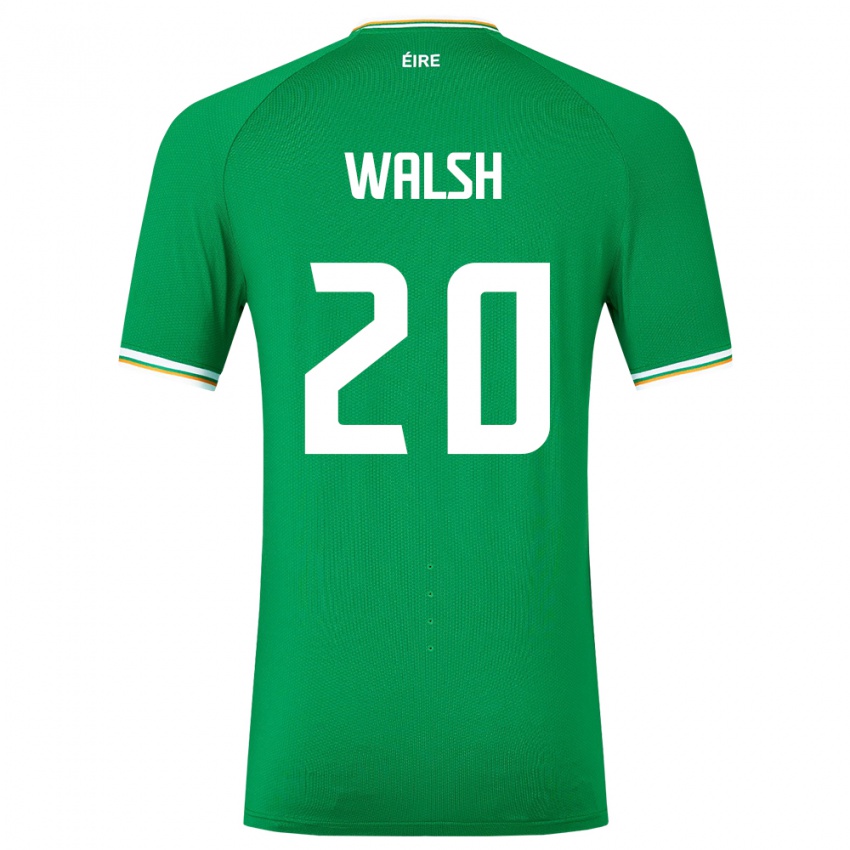 Herren Irische Claire Walsh #20 Grün Heimtrikot Trikot 24-26 T-Shirt Österreich