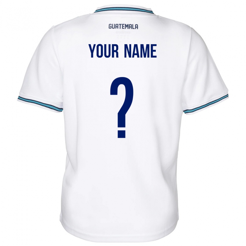 Herren Guatemala Ihren Namen #0 Weiß Heimtrikot Trikot 24-26 T-Shirt Österreich