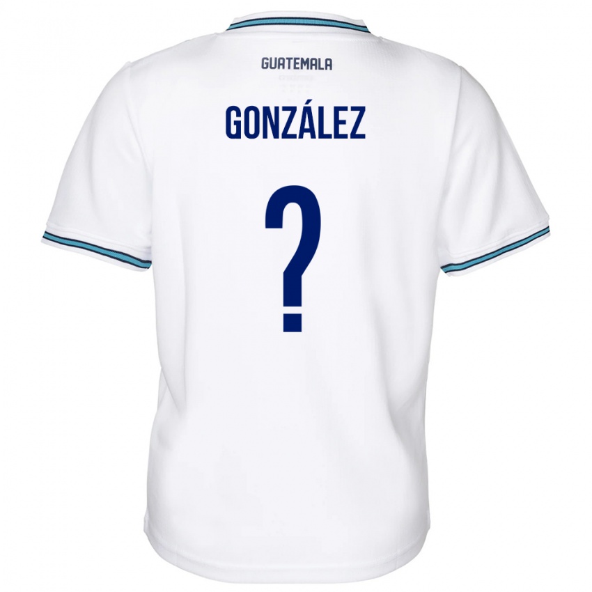 Herren Guatemala Erick González #0 Weiß Heimtrikot Trikot 24-26 T-Shirt Österreich