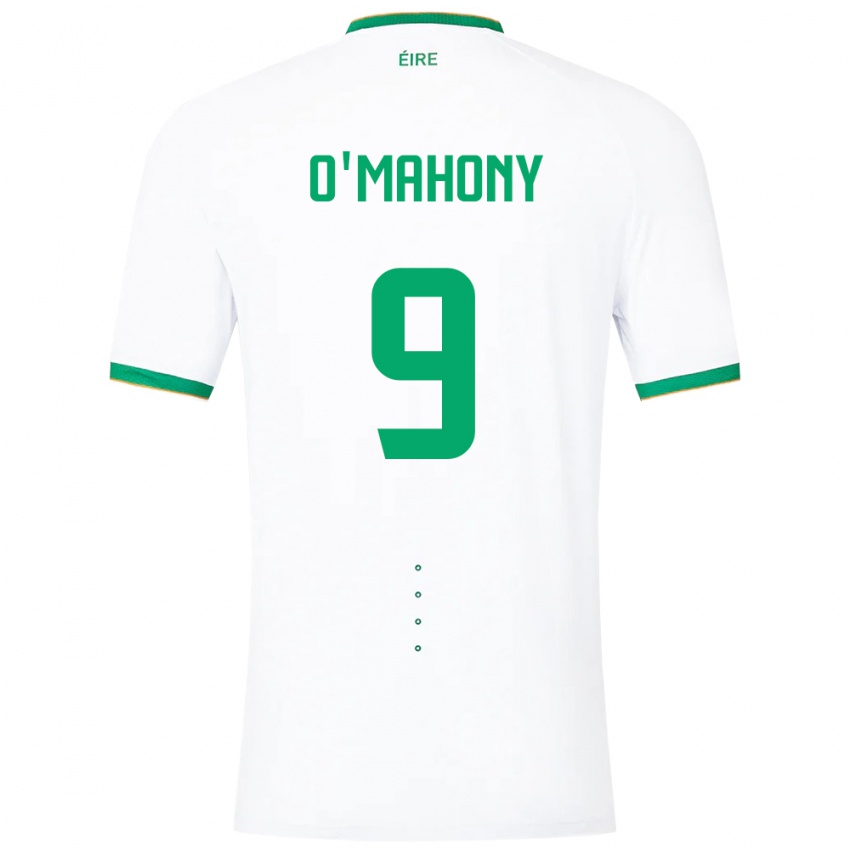 Herren Irische Mark O'mahony #9 Weiß Auswärtstrikot Trikot 24-26 T-Shirt Österreich