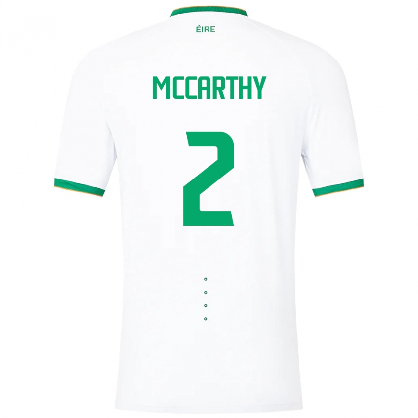 Herren Irische Savannah Mccarthy #2 Weiß Auswärtstrikot Trikot 24-26 T-Shirt Österreich