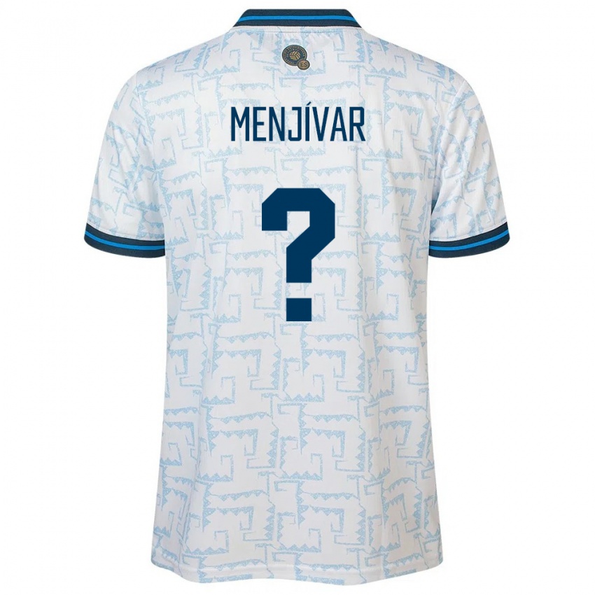 Herren El Salvador Leonardo Menjívar #0 Weiß Auswärtstrikot Trikot 24-26 T-Shirt Österreich