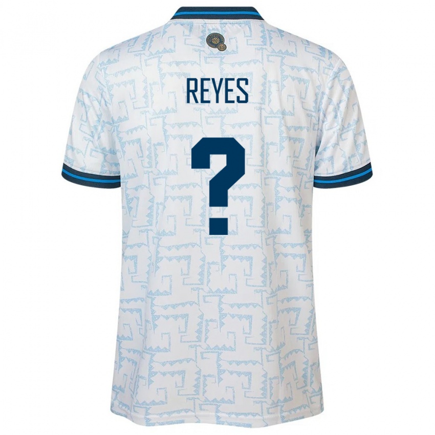 Herren El Salvador Jefferson Reyes #0 Weiß Auswärtstrikot Trikot 24-26 T-Shirt Österreich