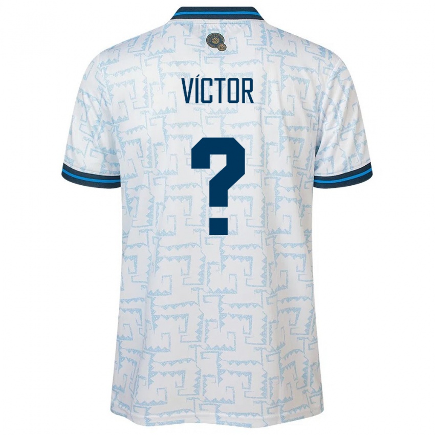 Herren El Salvador Víctor Mejía #0 Weiß Auswärtstrikot Trikot 24-26 T-Shirt Österreich