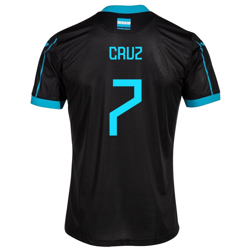 Herren Honduras Nixon Cruz #7 Schwarz Auswärtstrikot Trikot 24-26 T-Shirt Österreich
