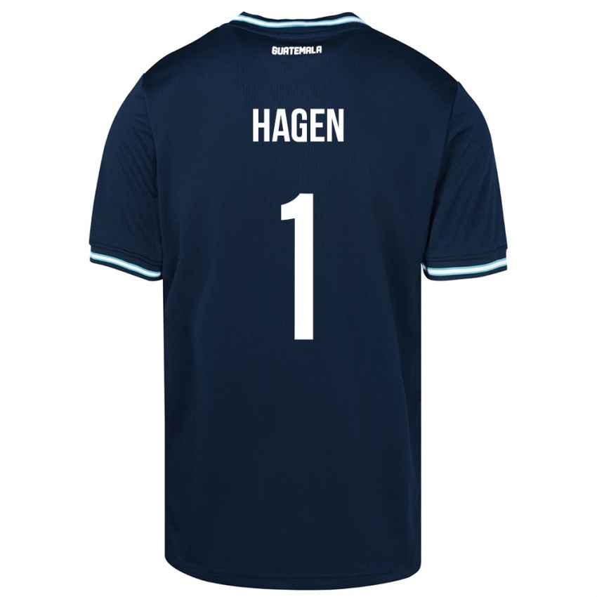 Herren Guatemala Nicholas Hagen #1 Blau Auswärtstrikot Trikot 24-26 T-Shirt Österreich