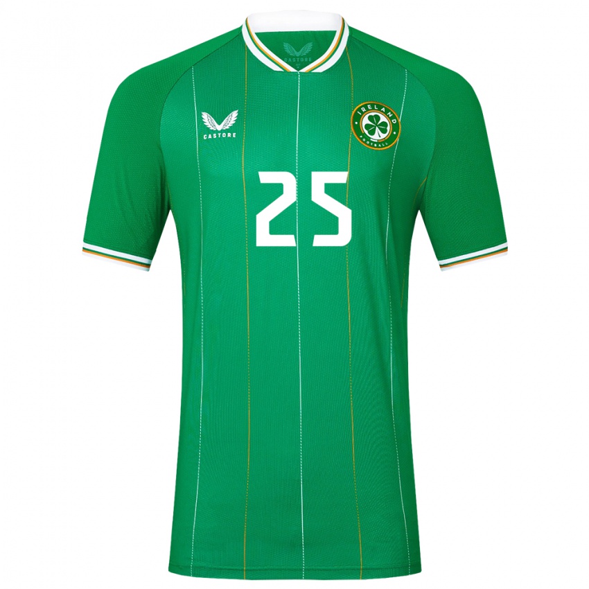 Damen Irische Aoife Mannion #25 Grün Heimtrikot Trikot 24-26 T-Shirt Österreich