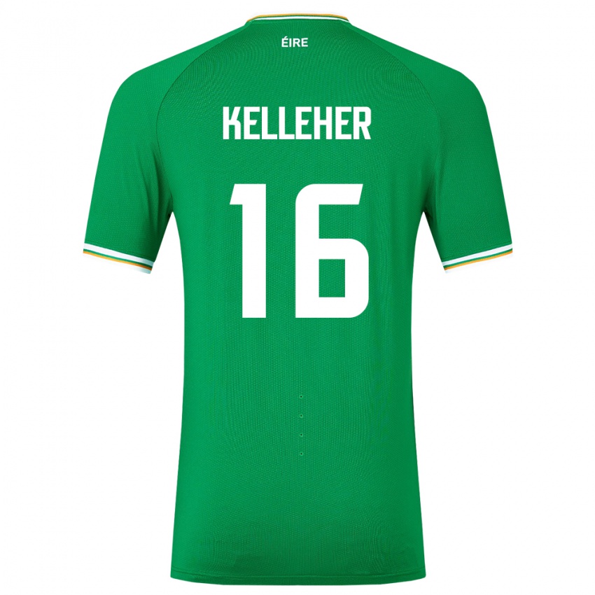 Damen Irische Caoimhín Kelleher #16 Grün Heimtrikot Trikot 24-26 T-Shirt Österreich