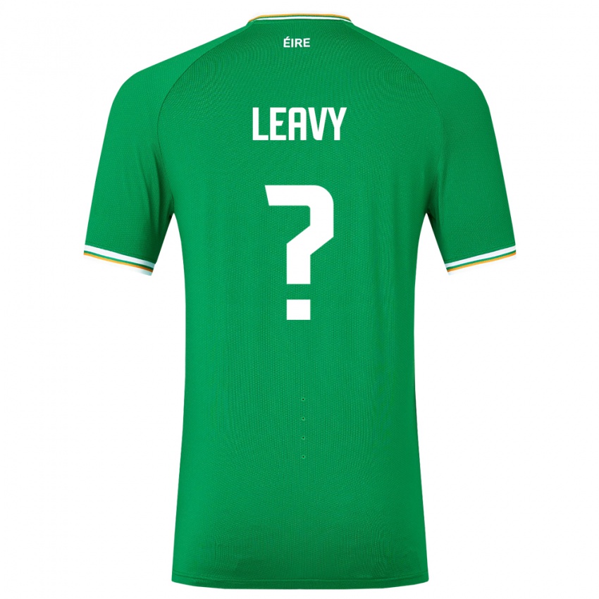 Damen Irische Kian Leavy #0 Grün Heimtrikot Trikot 24-26 T-Shirt Österreich