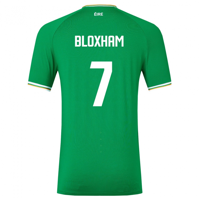 Damen Irische Tom Bloxham #7 Grün Heimtrikot Trikot 24-26 T-Shirt Österreich