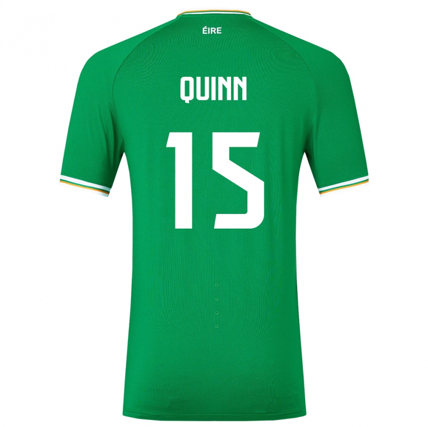 Damen Irische Lucy Quinn #15 Grün Heimtrikot Trikot 24-26 T-Shirt Österreich