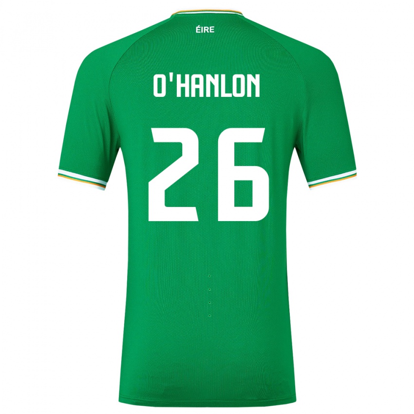 Damen Irische Tara O'hanlon #26 Grün Heimtrikot Trikot 24-26 T-Shirt Österreich