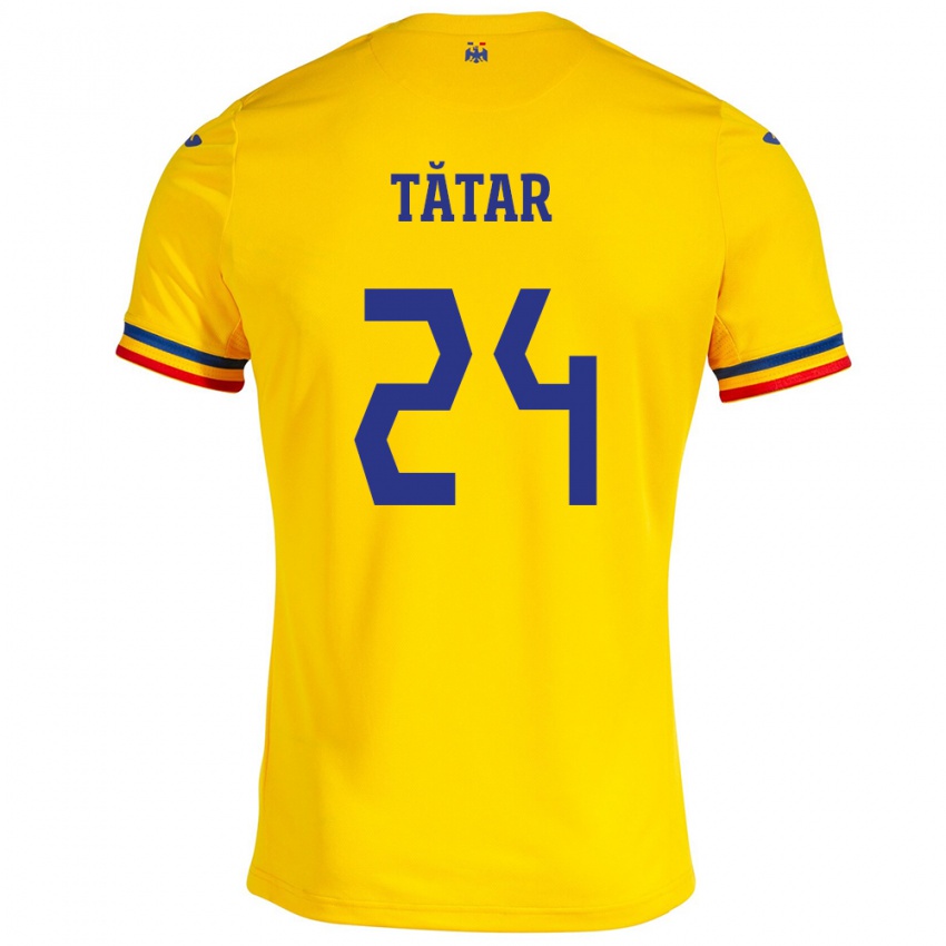 Damen Rumänische Mădălina Tătar #24 Gelb Heimtrikot Trikot 24-26 T-Shirt Österreich