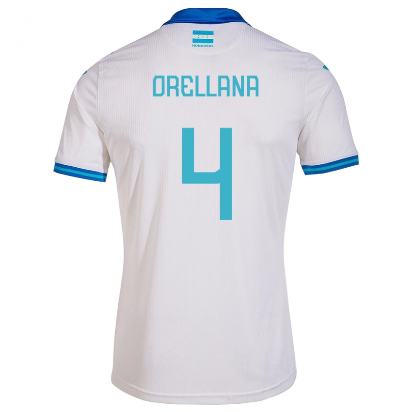 Damen Honduras André Orellana #4 Weiß Heimtrikot Trikot 24-26 T-Shirt Österreich