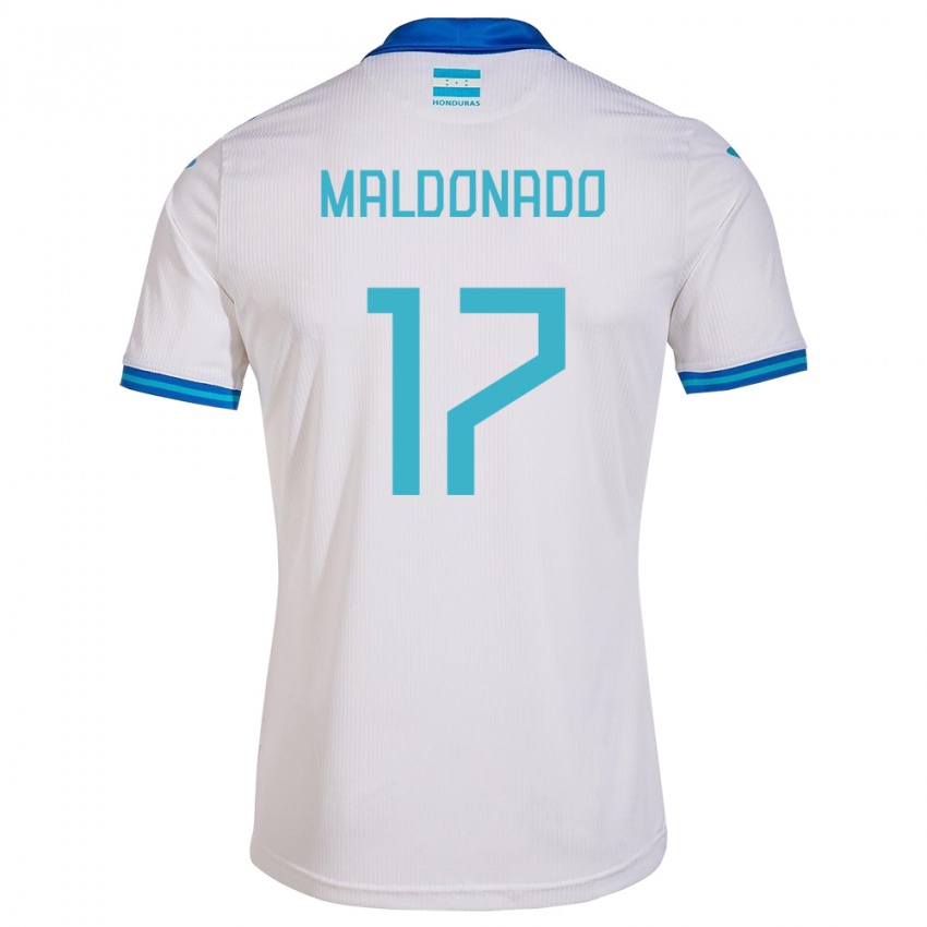 Damen Honduras Axel Maldonado #17 Weiß Heimtrikot Trikot 24-26 T-Shirt Österreich