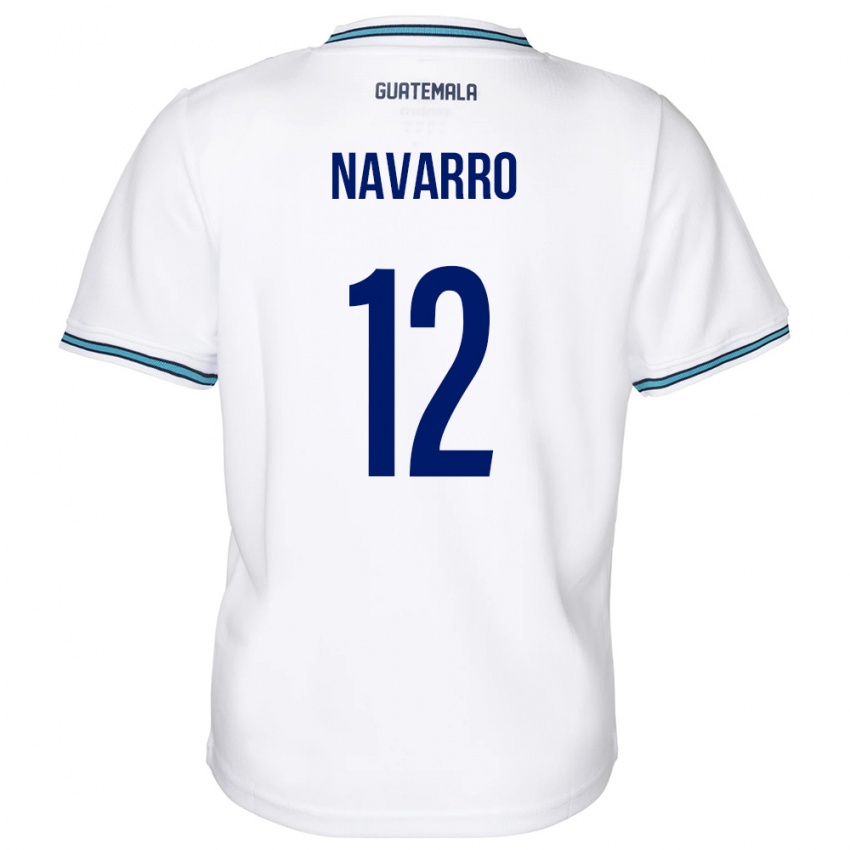 Damen Guatemala Kenderson Navarro #12 Weiß Heimtrikot Trikot 24-26 T-Shirt Österreich