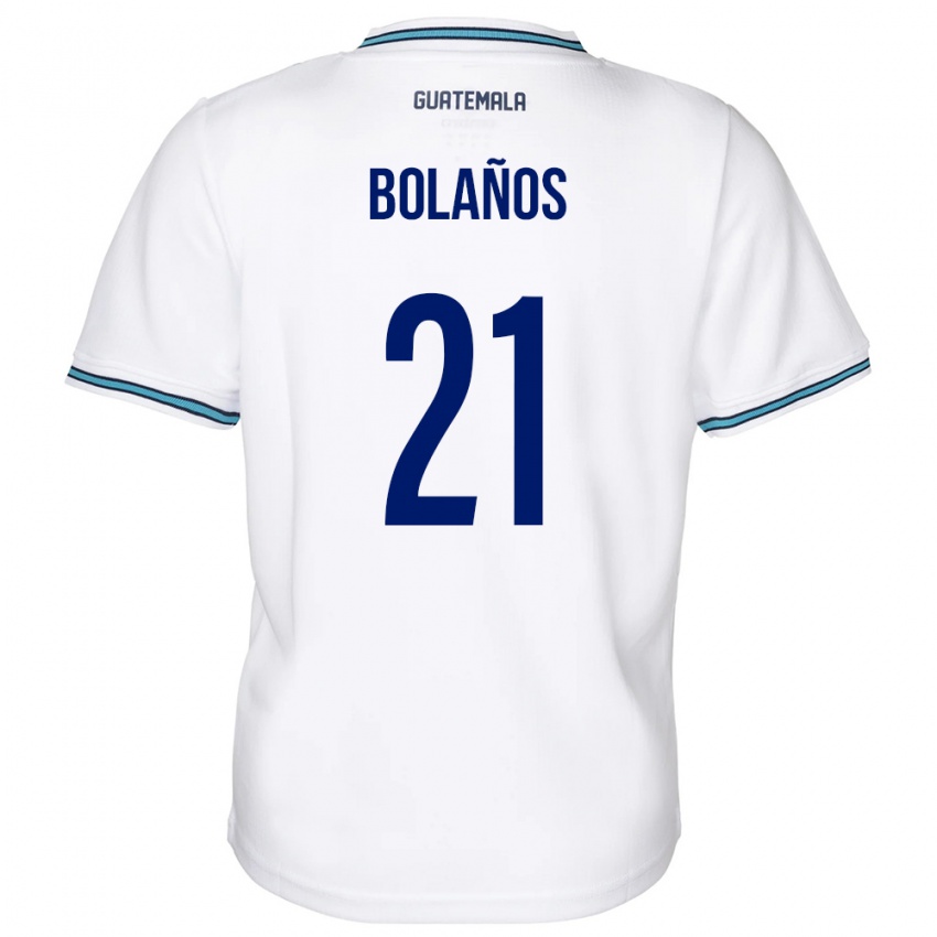 Damen Guatemala Diego Bolaños #21 Weiß Heimtrikot Trikot 24-26 T-Shirt Österreich
