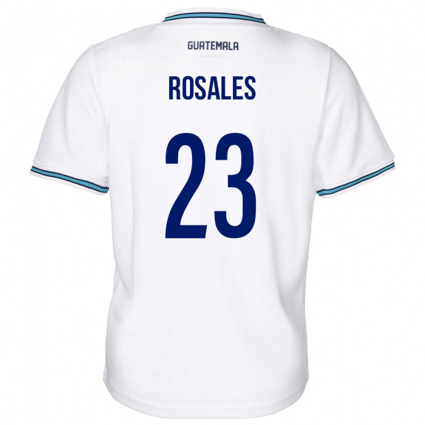 Damen Guatemala Yareni Rosales #23 Weiß Heimtrikot Trikot 24-26 T-Shirt Österreich