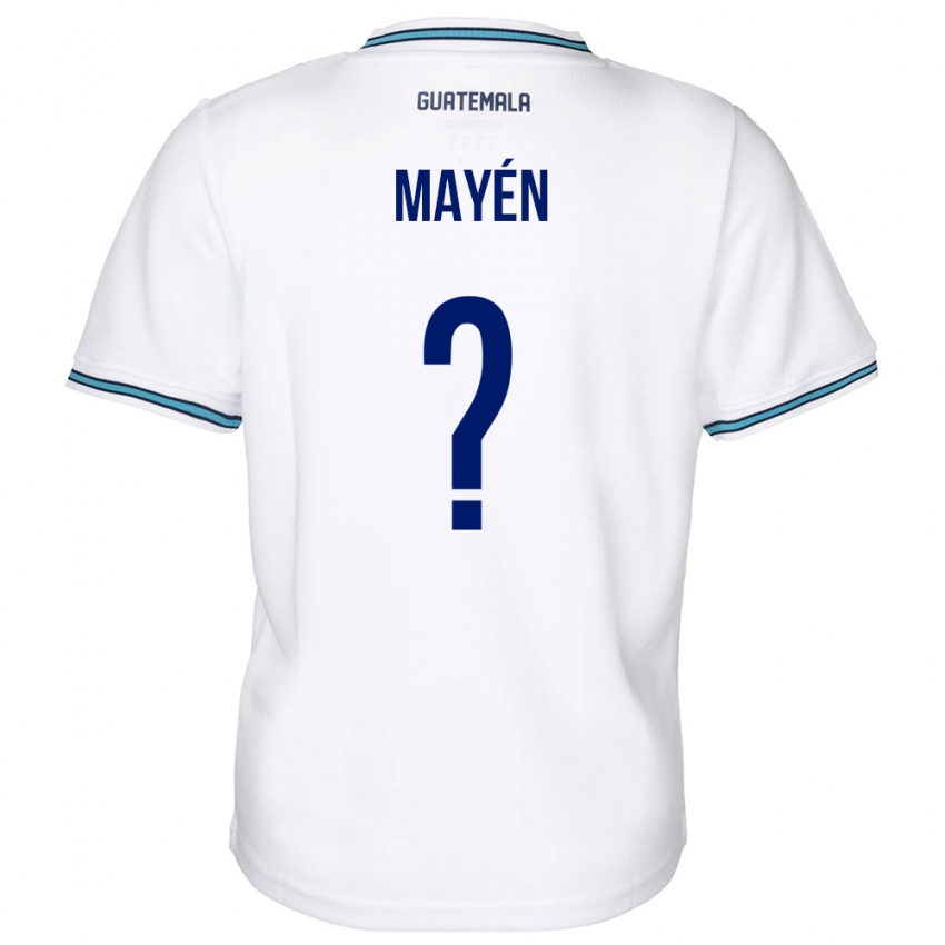 Damen Guatemala Kellin Mayén #0 Weiß Heimtrikot Trikot 24-26 T-Shirt Österreich