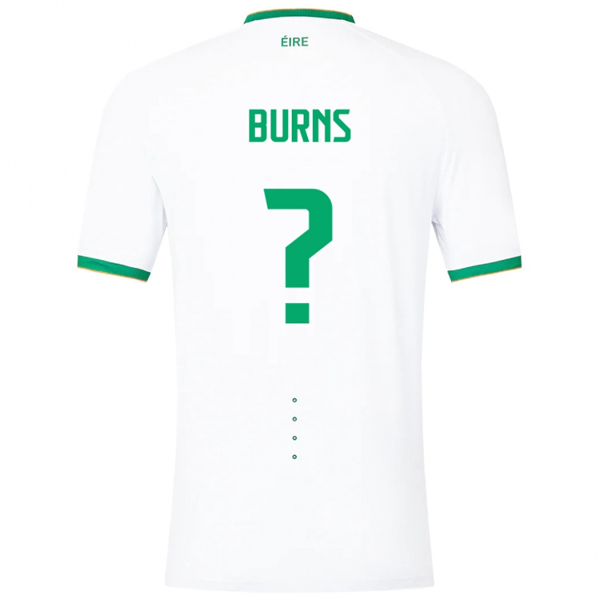 Damen Irische Darragh Burns #0 Weiß Auswärtstrikot Trikot 24-26 T-Shirt Österreich